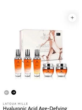 Hyaluronic Acid Age-Defying Moisturizer Set — Orange